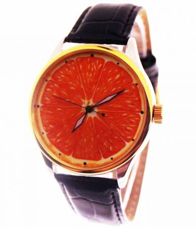 Прикольные наручные часы Апельсин
