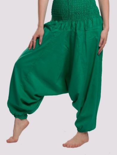 Штаны алладины изумрудно зелёного цвета, интернет-магазин