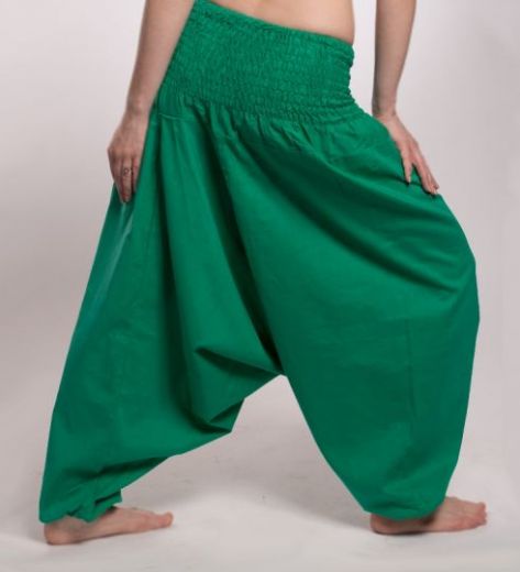 Штаны алладины изумрудно зелёного цвета, интернет-магазин