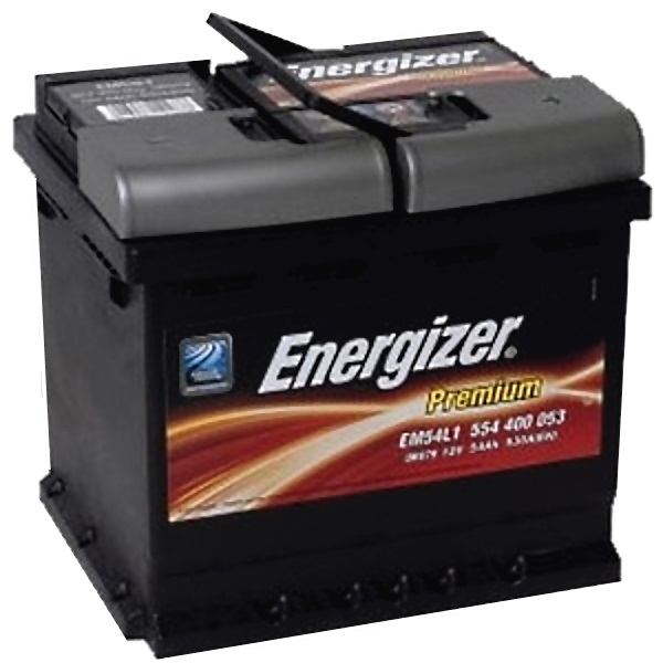 Автомобильный аккумулятор АКБ Energizer (Энерджайзер) PREMIUM EM54L1 554 400 053 54Ач о.п.