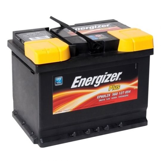 Автомобильный аккумулятор АКБ Energizer (Энерджайзер) PLUS EP60L2X 560 127 054 60Ач п.п.
