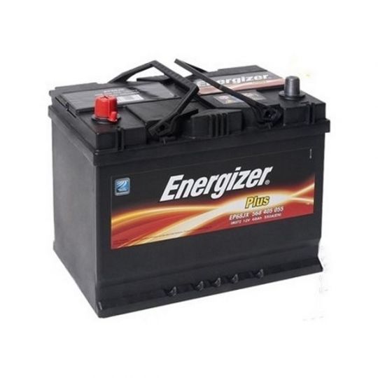 Автомобильный аккумулятор АКБ Energizer (Энерджайзер) PLUS EP68JX 568 405 055 68Ач п.п.