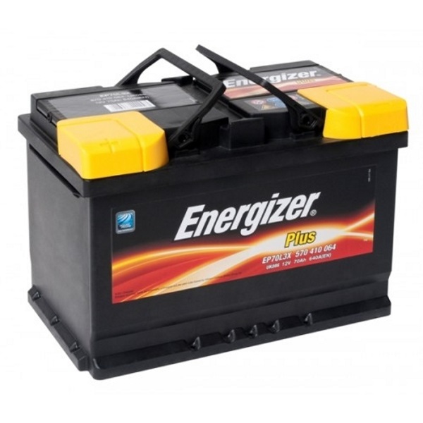 Автомобильный аккумулятор АКБ Energizer (Энерджайзер) PLUS EP70L3X 570 410 064 70Ач п.п.
