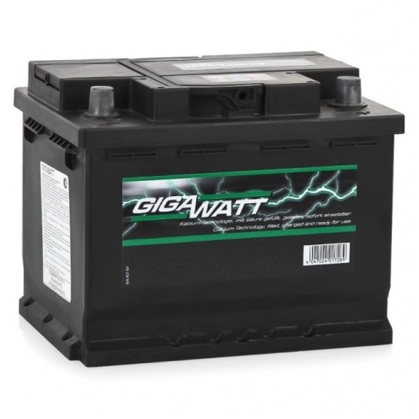 Автомобильный аккумулятор АКБ GigaWatt (Гигават) G53R 553 400 047 53Ач о.п.