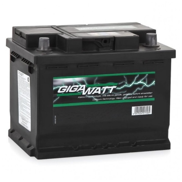 Автомобильный аккумулятор АКБ GigaWatt (Гигават) G62L 560 127 054 60Ач п.п.