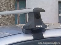 Багажник на крышу Fiat Punto, Атлант, прямоугольные дуги