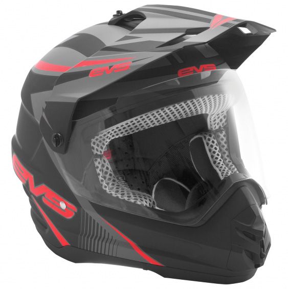 EVS - Venture Graphic шлем матовый, черно-красный
