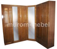 Шкаф угловой Муром с двумя зеркалами (190х55х210/225)