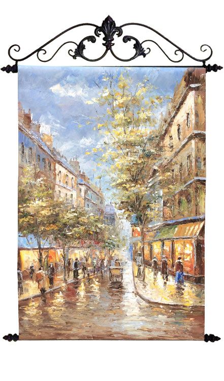 Картина "Осенний Париж", 60x90 см
