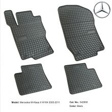 Коврики Mercedes ML (W164) от 2005 - 2011 в салон резиновые Frogum (Польша) - 4 шт.