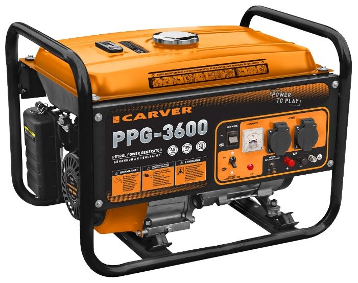 Купить генератор Carver PPG-3600 бензиновый, цена в интернет магазина .