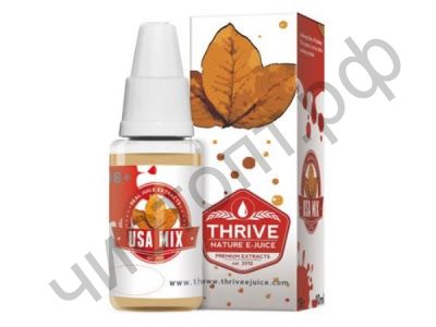 Жидкость для заправки Thrive USA MIX (Табак) 10мл (MEDIUM-12мг)/10 Китай РАСПРОДАЖА !!!