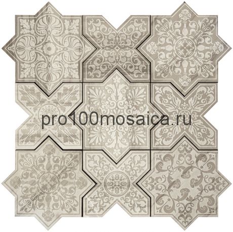 PNT-6 Мозаика серия PANTHEON (GRAY), размер, мм: 203*92*10 (Skalini)