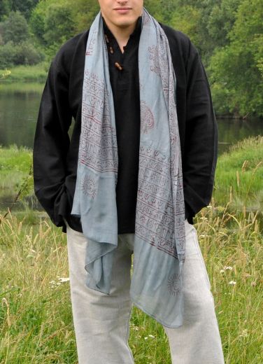 Яркие универсальные шарфы из мягкого индийского хлопка (Москва)