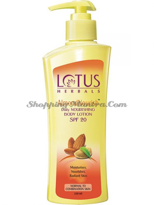 Питательный лосьон для тела Миндаль SPF20 Лотус Хербалс/ Lotus Almond Body Lotion