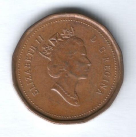 1 цент 1995 г. Канада