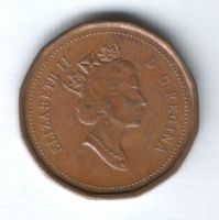 1 цент 1995 г. Канада