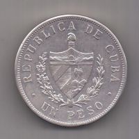 1 песо 1933 г. Куба
