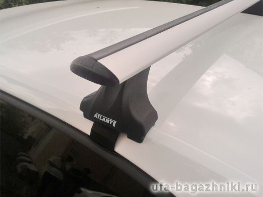 Багажник на крышу Skoda Octavia A7, Атлант, крыловидные дуги, опора Е
