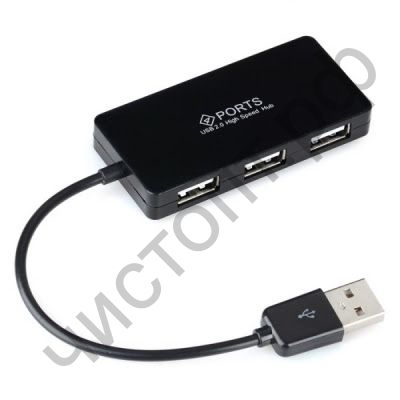 USB HUB USB-хаб OT-PCR09 (104) на 4 порта USB 2.0