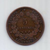5 сантимов 1897 г. Франция