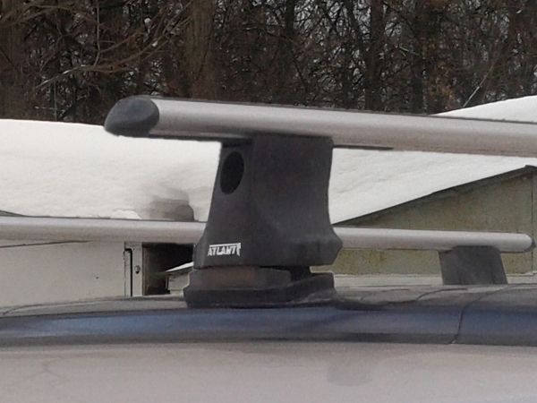 Багажник на крышу на Suzuki Grand Vitara (Атлант, Россия), аэродинамические дуги