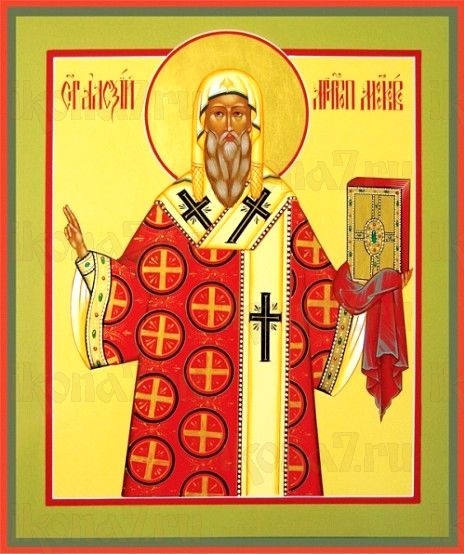 Икона Алексий, митрополит Московский (рукописная)