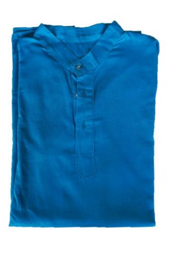Голубая мужская рубашка из хлопка и другие цвета. купить дешево в Москве