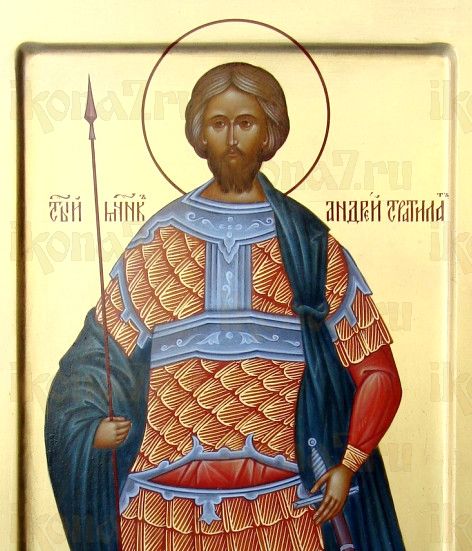 Икона Андрей Стратилат (рукописная)