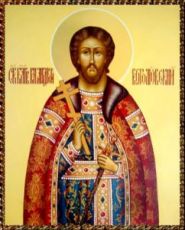 Икона Андрей Боголюбский (рукописная)