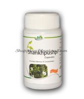 Шанкхпушпи в капсулах 250мг Джайн Аюрведик / Jain Ayurvedic Shankhpushpi Capsules 250mg