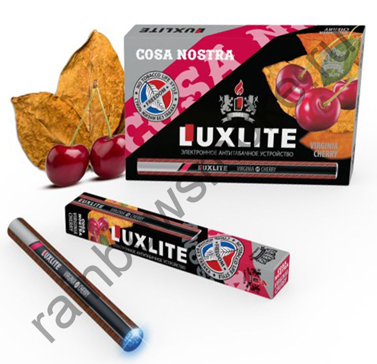 Электронная сигарета Luxlite Cosa Nostra Вирджиния и вишня (Virginia cherry)
