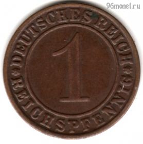 Германия 1 рейхспфенниг 1934 Е
