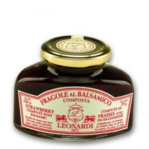 Варенье-компоста из Клубники с бальзамическим уксусом Leonardi Fragole al Balsamico Composta - 250 г (Италия)