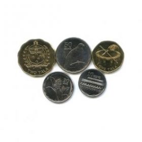 Набор монет Самоа 2011(5 монет)