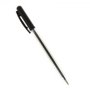 Ручка шариковая автомат "Silwerhof BASIC" черная, 0,7мм