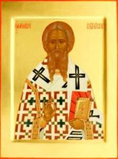 Икона Афанасий Ковровский (рукописная)
