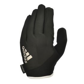 Перчатки для фитнеса (с пальцами) Adidas ADGB-12424WH Essential чернобелые размер XL