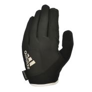 Перчатки для фитнеса (с пальцами) Adidas Essential ADGB-12421WH (черный/белый)