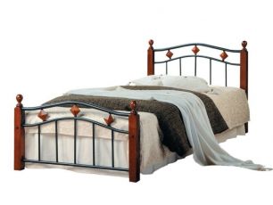 Кровать кованая AT 126 (метал. каркас) + основание (90 см x 200 см)