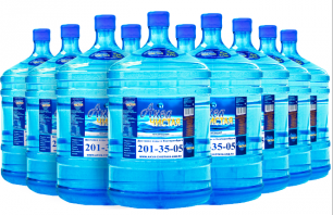 Вода "Аква чистая" 10 бутылей по 19л.