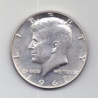 1/2 доллара 1967 г. США