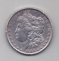 1 доллар 1886 г. США