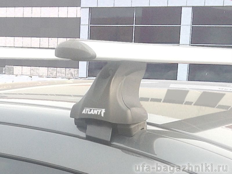 Багажник на крышу Peugeot 408, Атлант, крыловидные дуги, опора Е