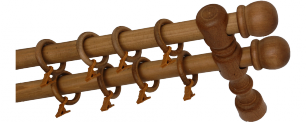 Карниз деревянный ДК 21 дуб