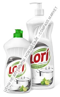 Средство для мытья посуды «LORI Premium» лайм и мята 1л.