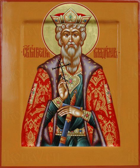 Икона Владимир (рукописная)