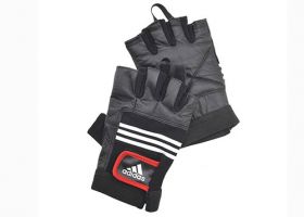 Перчатки тяжелоатлетические (кожа) Adidas  ADGB-12125 – размер L/XL