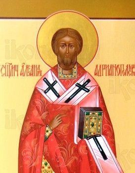 Икона Александр Адрианопольский (рукописная)