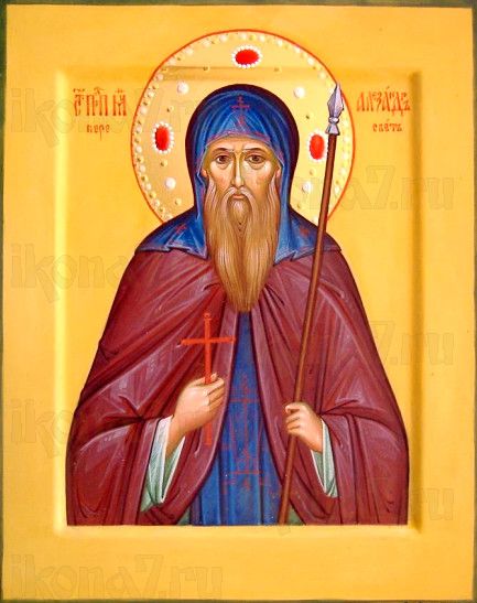 Икона Александр Пересвет (рукописная)